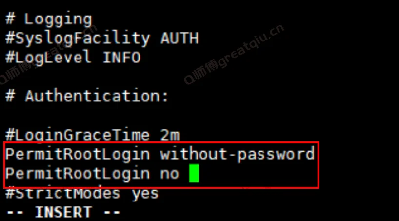 修改SSH配置 修改SSH配置