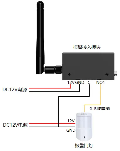 浙江大华紧急报警求助终端_安装接线教程