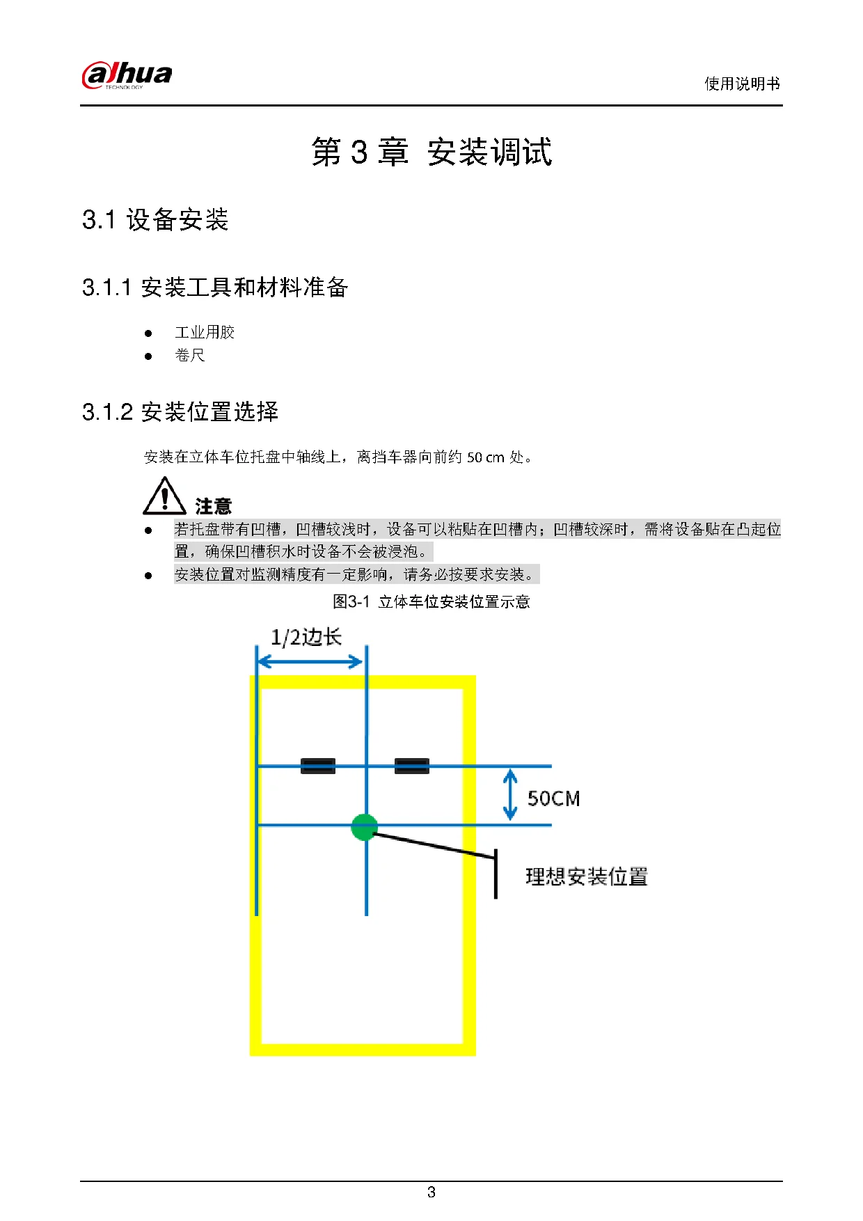 安装位置示意图